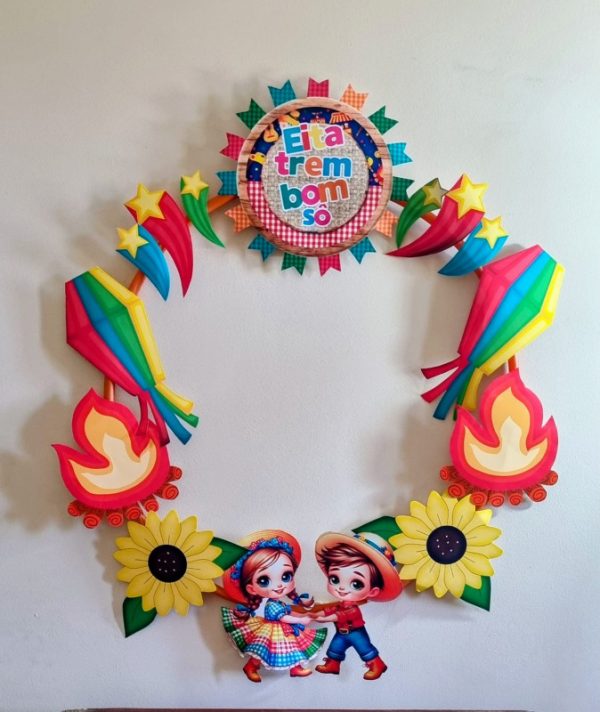 🌟🎉 Moldura Bambolê e Lembrancinha festa Junina 🎉🌟 - Imagem 2