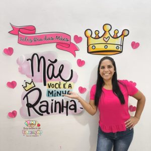 👑Painel Dia das Mães - Minha Rainha👑