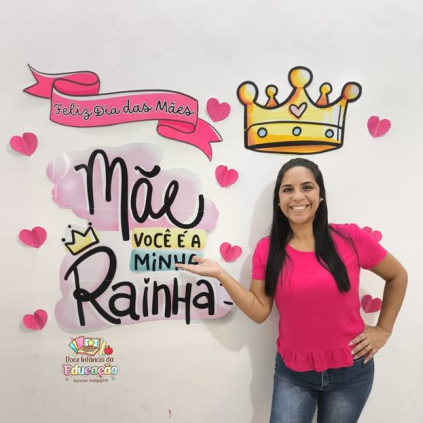 👑Painel Dia das Mães - Minha Rainha👑