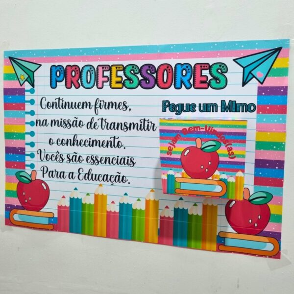 Painel Volta às aulas - Homenagem aos Professores - Imagem 2