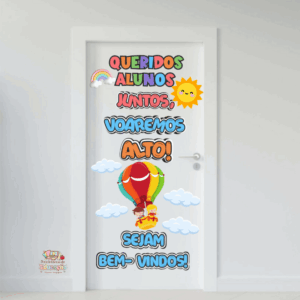 Painel de Porta "Volta às aulas"