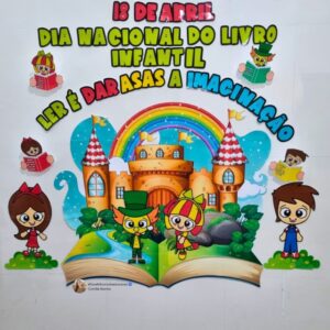 🌈 Painel Dia Nacional do Livro Infantil