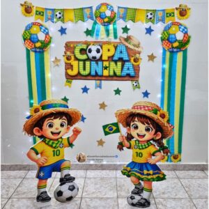 Painel Copa Junina com Totem
