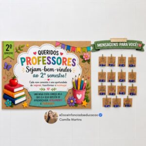 Painel de Boas-Vindas aos Professores | 2º Semestre